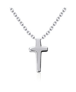 Cross Shaped Silver Necklace SPE-3246